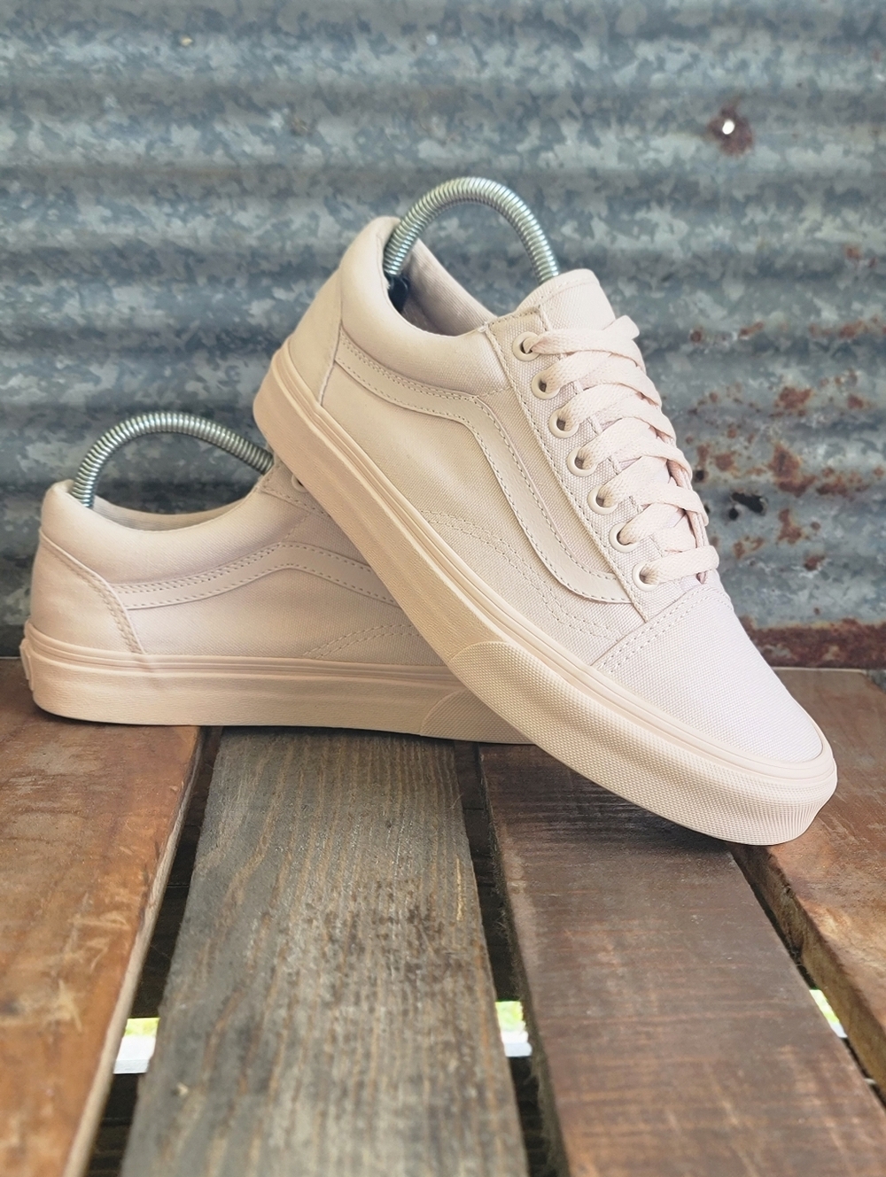 Vans Old Skool Canvas "Peach Blush" Wmns 8.5 Ships Today